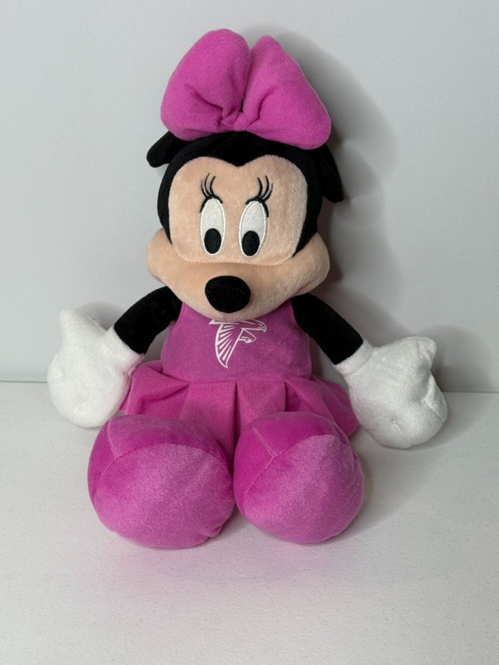 Disney Minnie Mouse Atlanta Falcons NFL Pink Cheerleader Plush